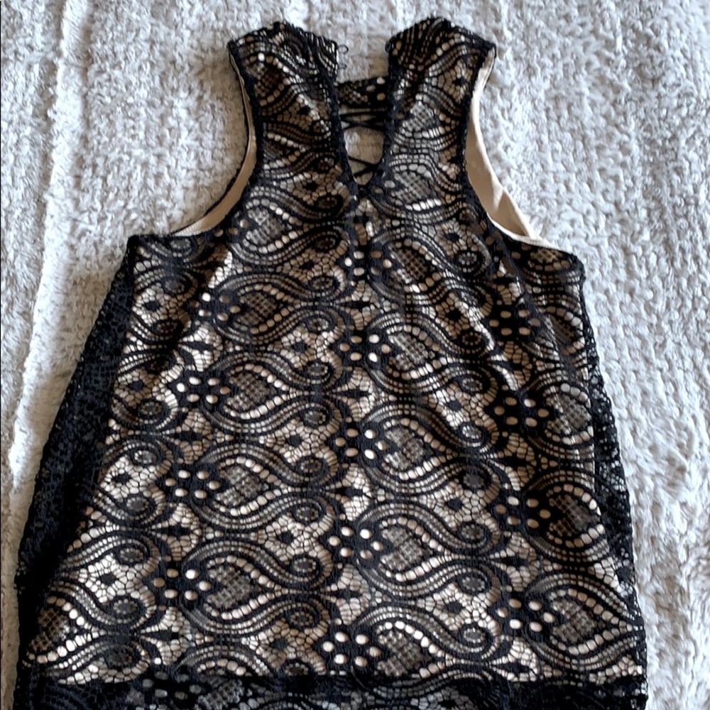 Lace tank top. New